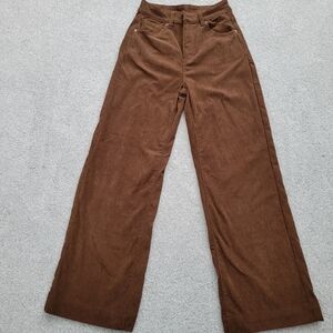 ✨SHEIN EZwear High Waist Slant Pocket Corduroy Pants✨